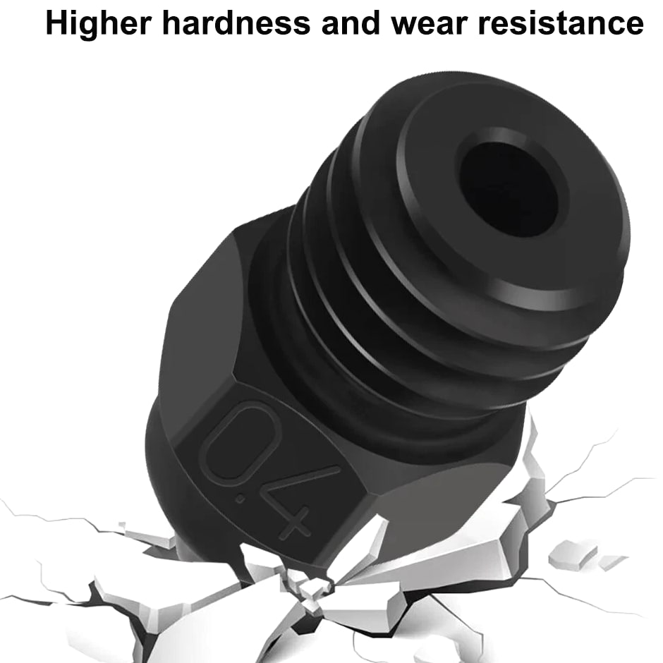 SE6 Hard Steel Nozzles for CR6 SE/CR10/Ender 3/Ender 5 3D Printer Parts 1.75MM