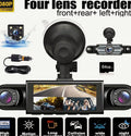 4 Channel Dash Cam WiFi 1080P FHD Night Vision Parking Mode