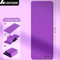 Lostook 4mm TPE Foldable Yoga Mat 183x61cm for Travel