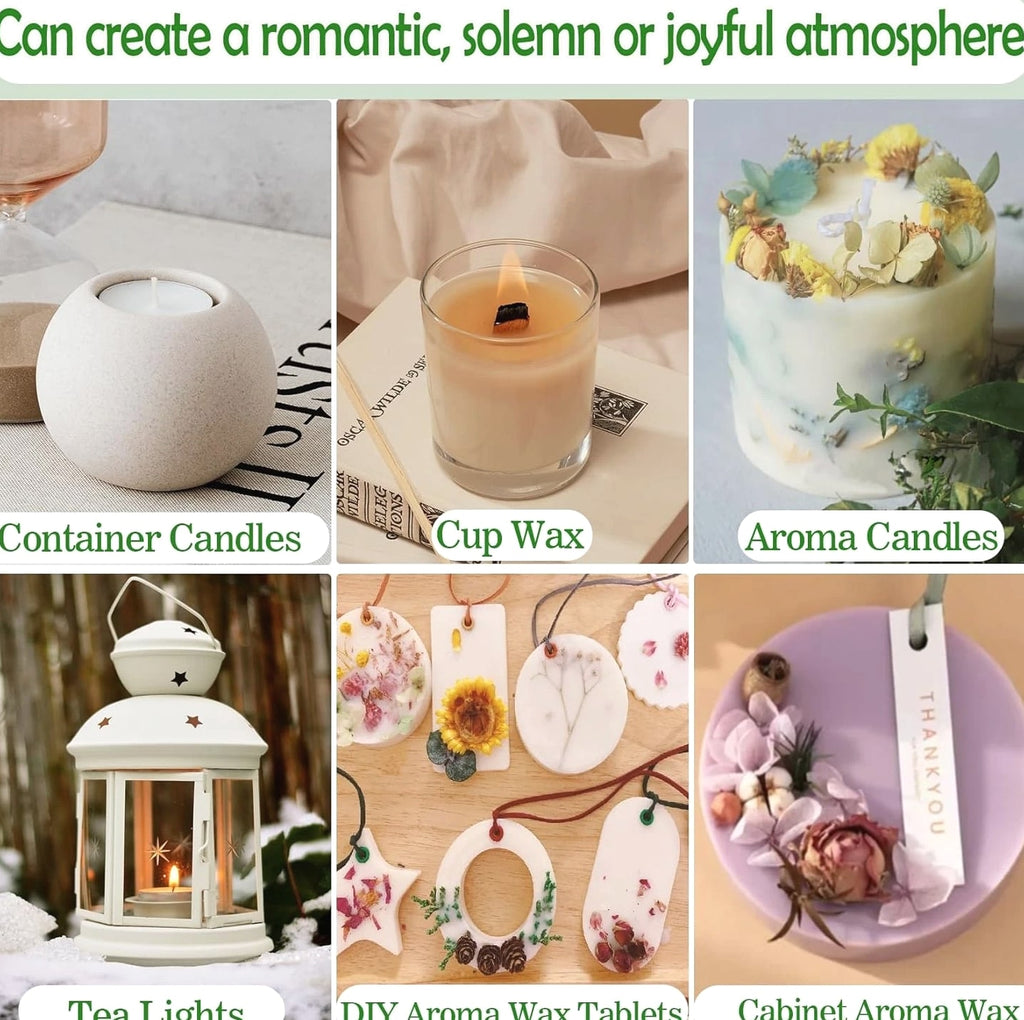 Pure Soy Wax Flakes - DIY Candle Making Soy Wax, Bulk Soy Wax, DIY Soy Candle