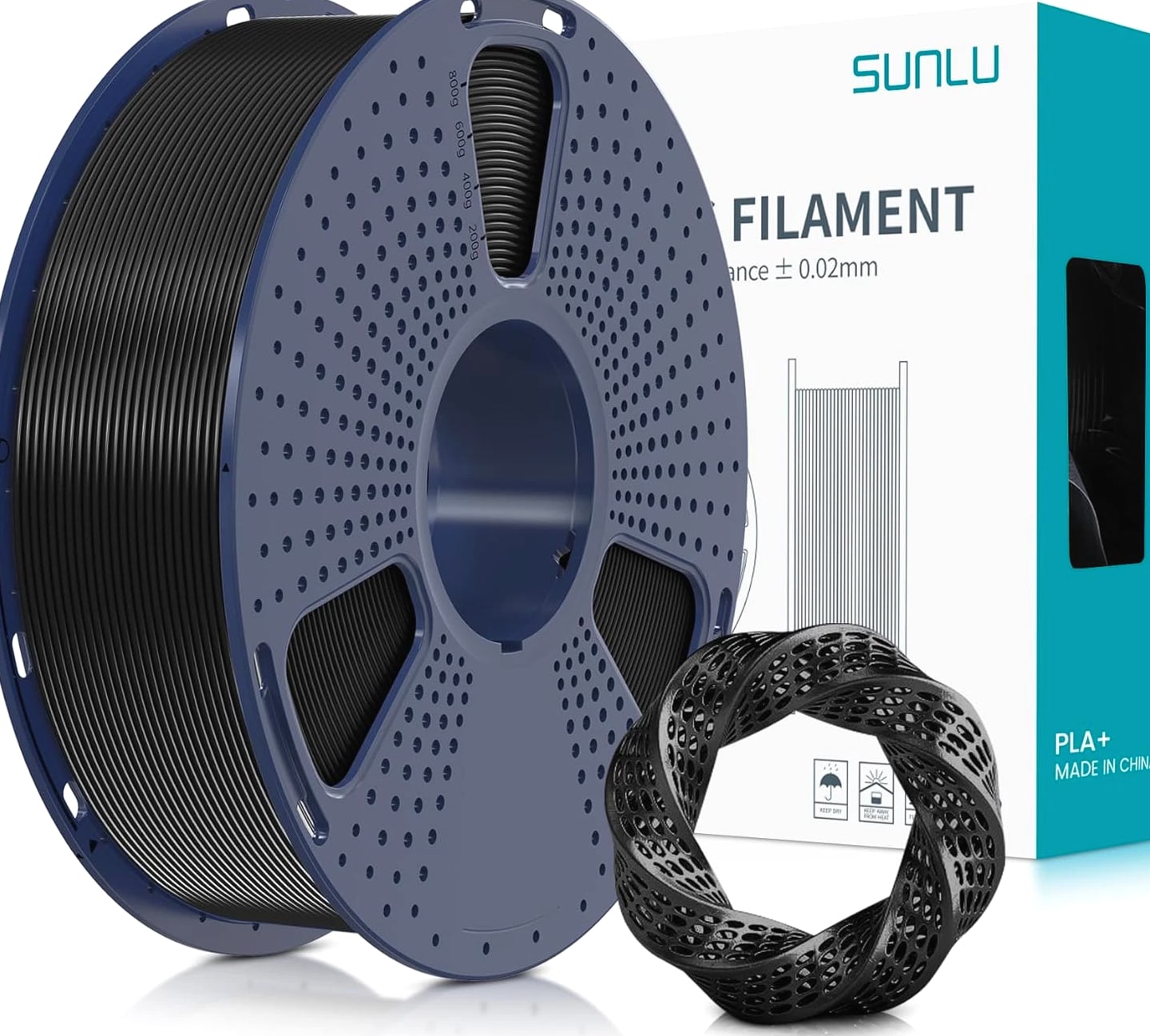 SUNLU ASA PLA+ SILK PETG ABS EABS TPU WOOD High Speed PLA Marble Filament