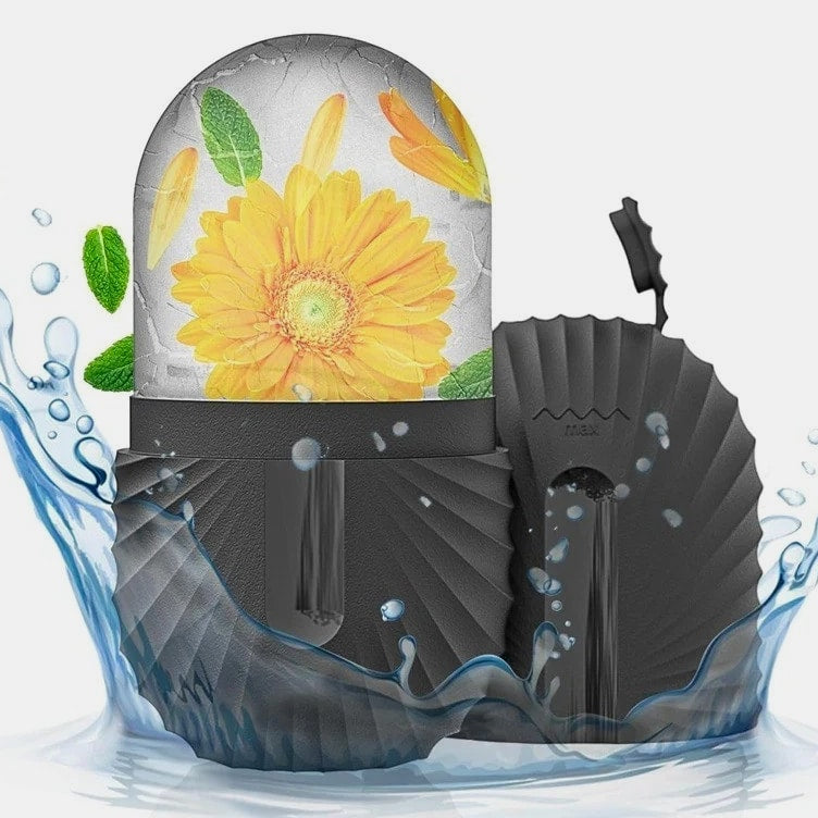 Ice Face Roller Silicone Ice Mold Facial Massager for Puffiness & Pore Care