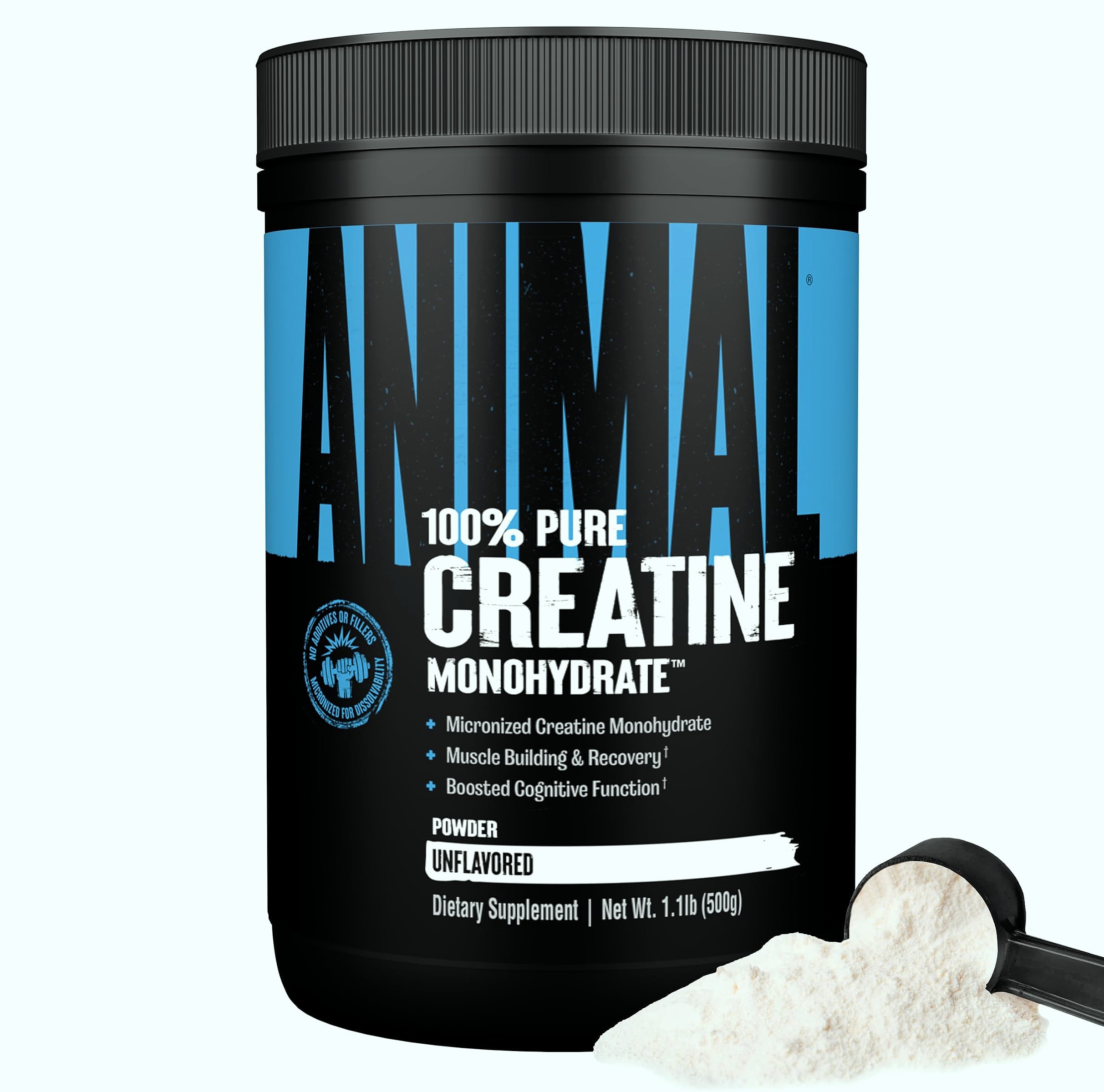 Animal Creatine Monohydrate Powder 300g Micronized