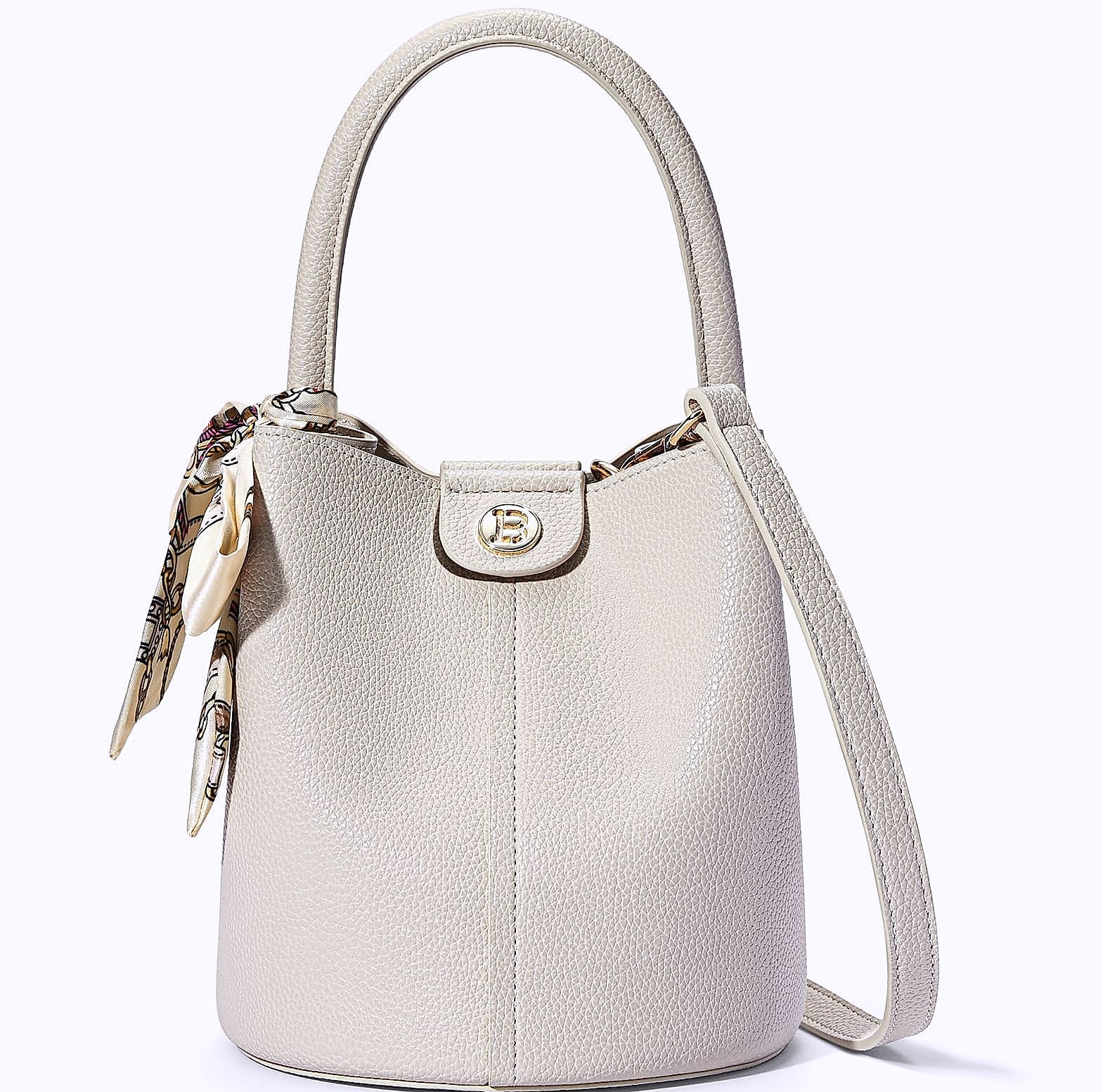 BOSTANTEN Small Crossbody Bag for Women Vegan Leather Mini Bucket