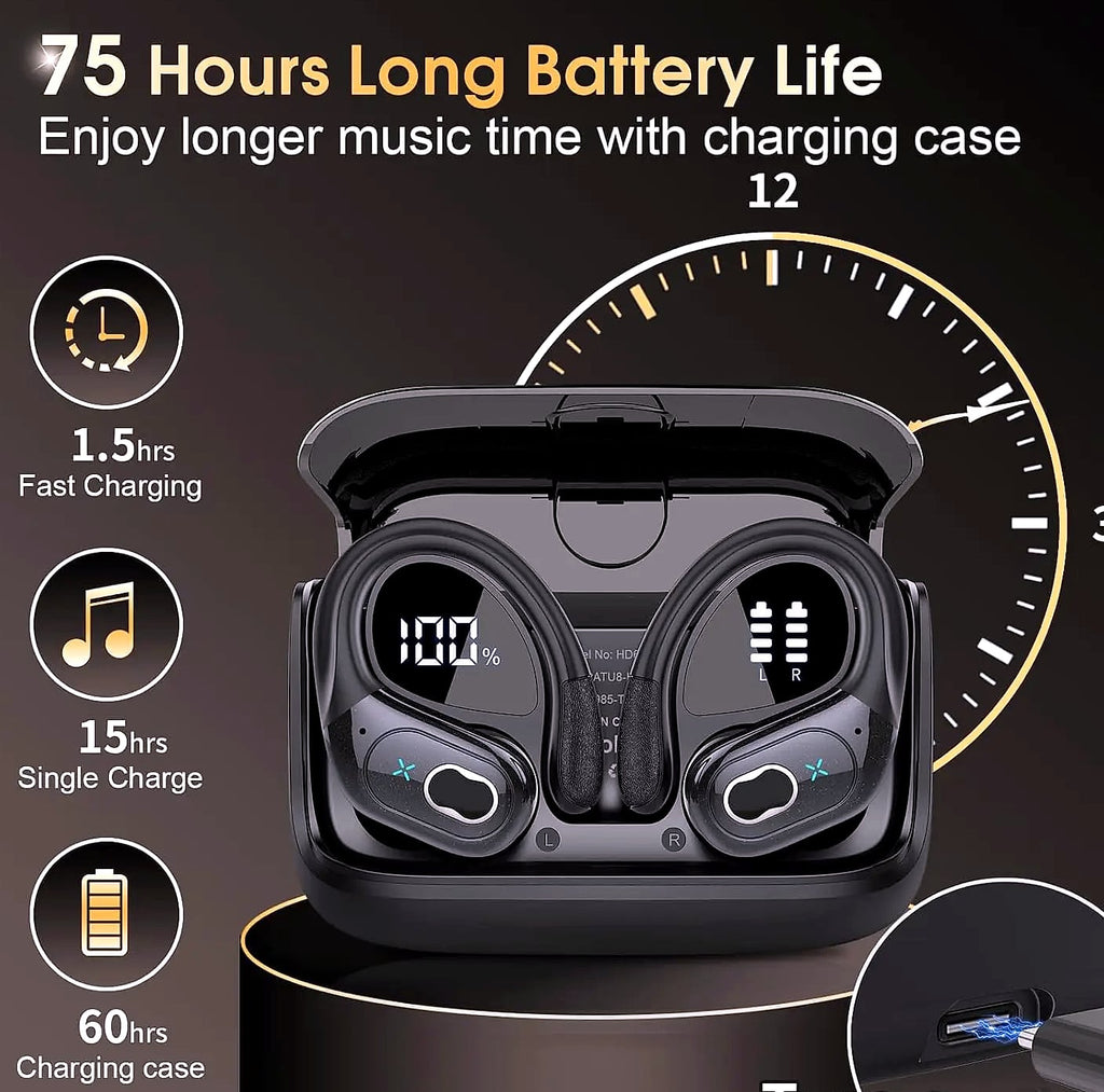 GDLYL HD65 TWS Sports Earbuds Bluetooth 5.4 Wireless