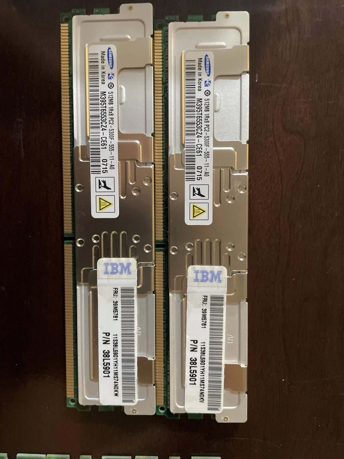Lot of 40 Pieces Desktop And Server RAM Memory Modules Mixed - 3 Pounds