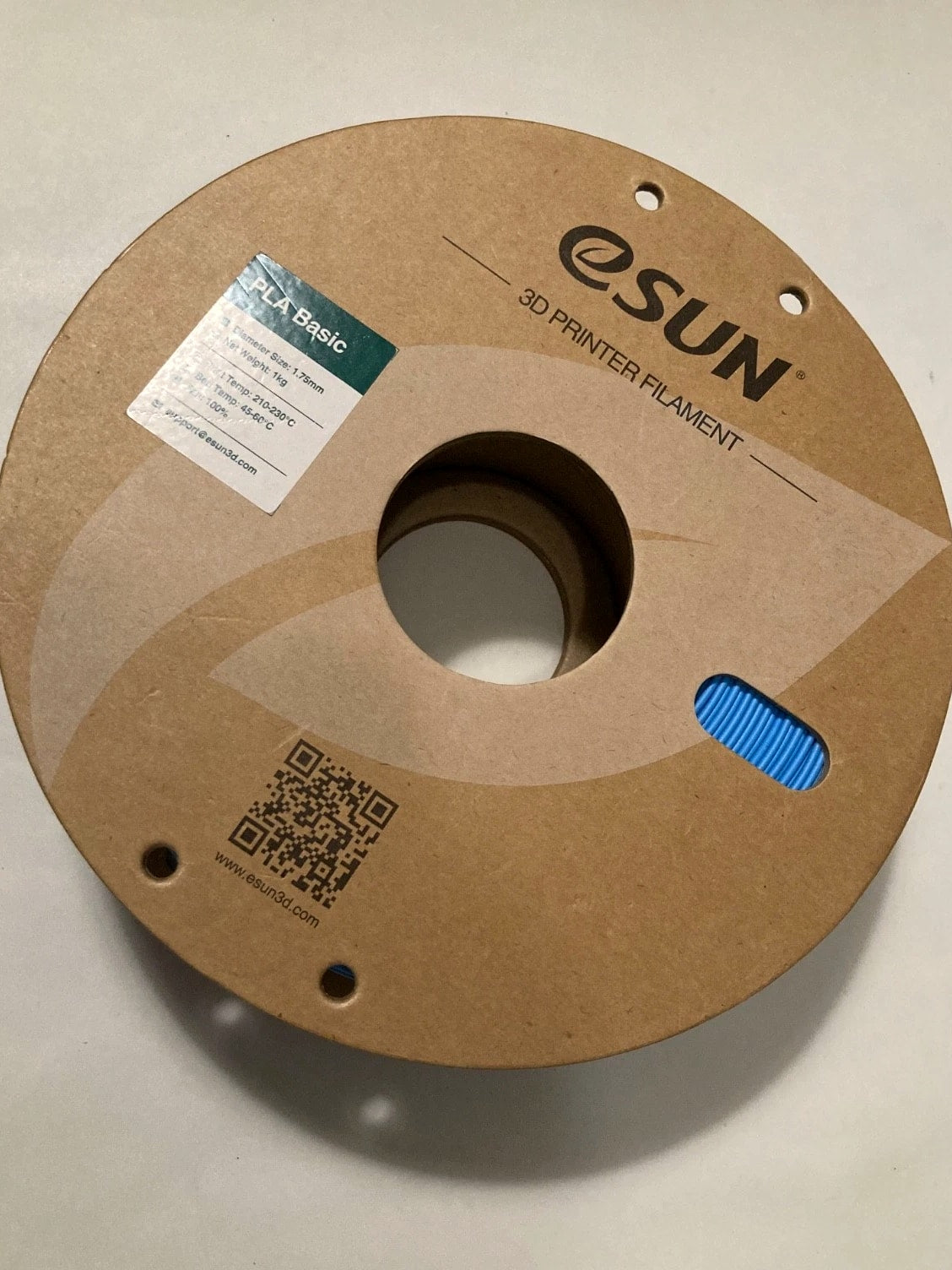 eSUN PLA Basic Filament 1.75mm, 1Kg 3D Printer Filament High Speed PLA