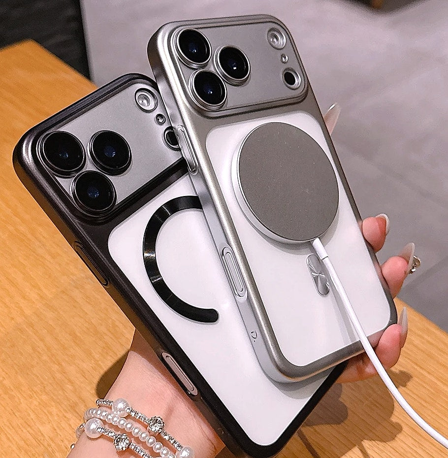 Matte Translucent Magnetic iPhone 17 Pro Max Case with Magsafe