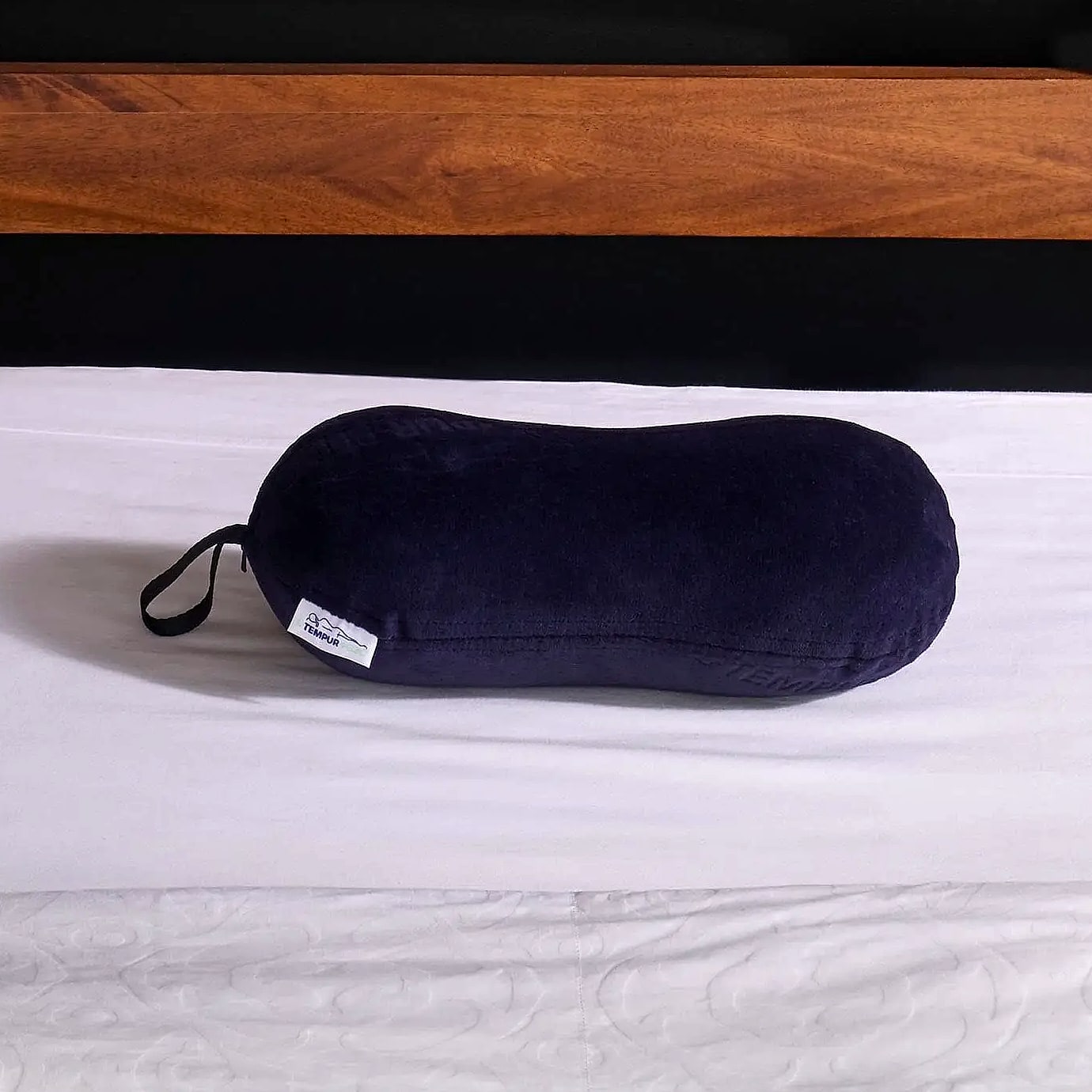 Memory Foam Travel Pillow, Peanut-Shaped Neck and Lumbar Support
