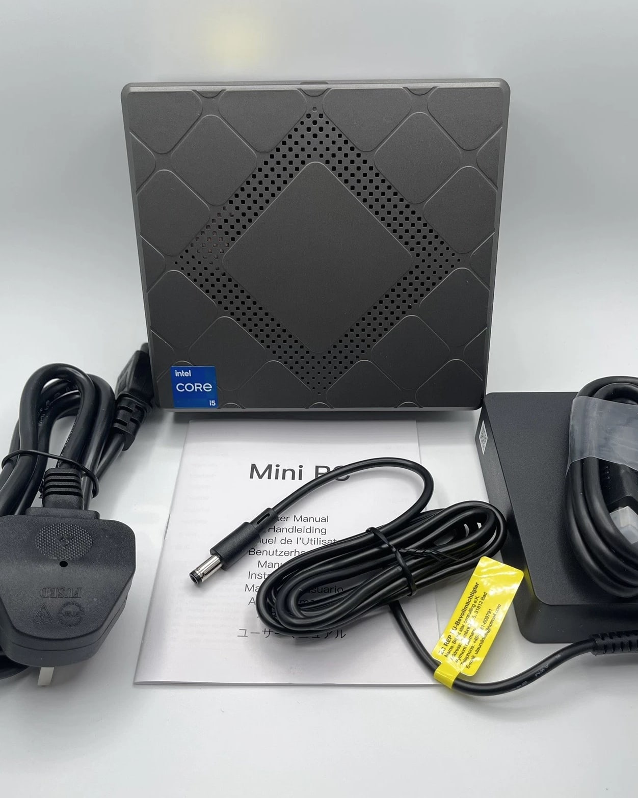 NiPoGi CK10 Mini PC - Windows 11, Intel Core i5-12600H, 16GB RAM, 512GB M.2 SSD