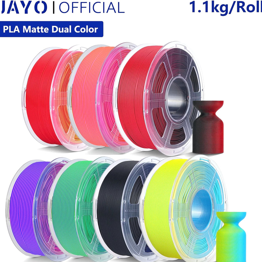 【BUY 10 PAY 6】JAYO 1.1KG PETG PLA PLA+2.0 TPU ABS 3D Printer Filament 1.75mm ASA