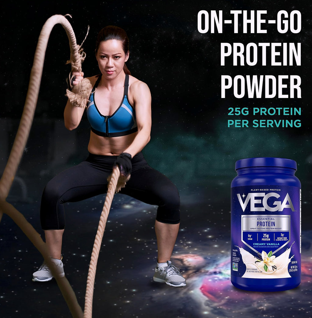 Vega Essential Protein Powder 25g Plant Based Vanilla
