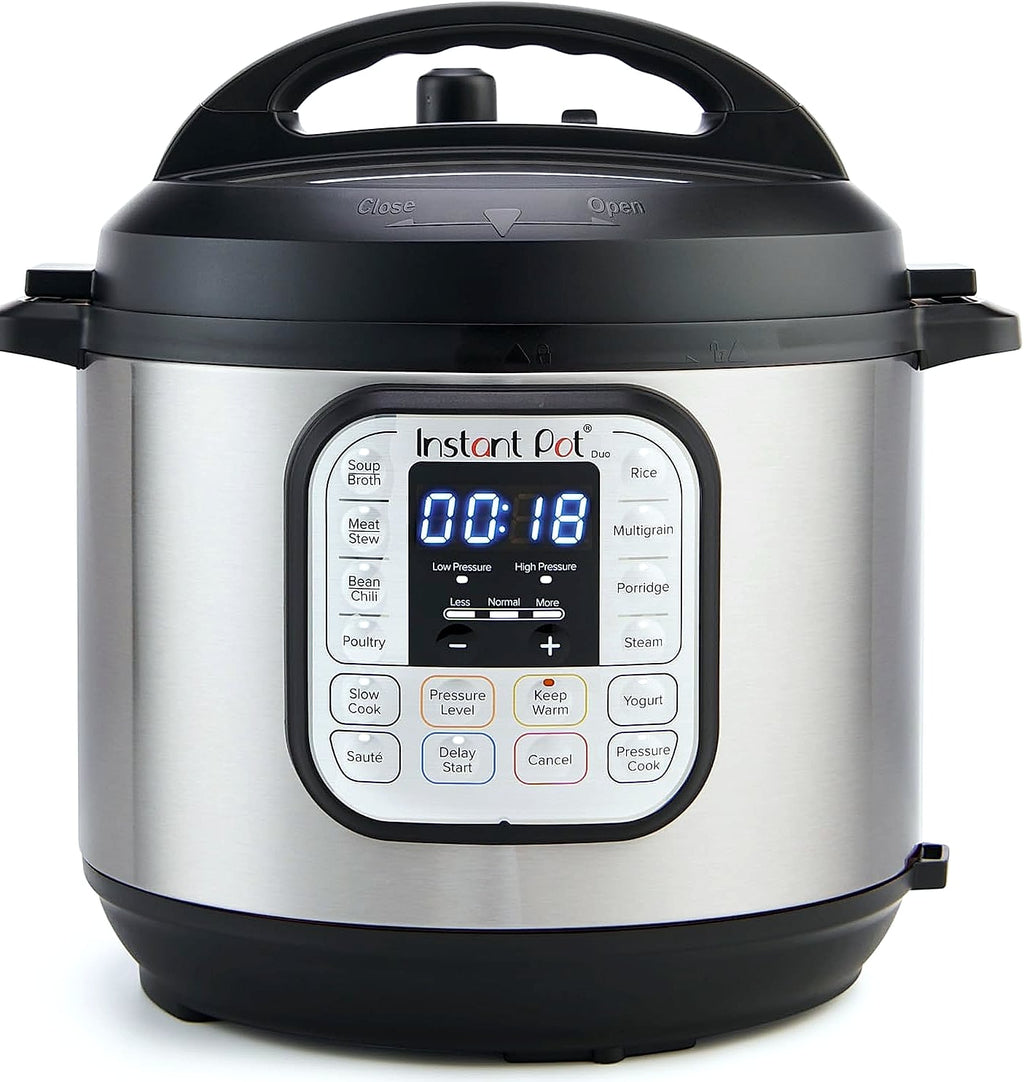 Instant Pot Duo 7-in-1 Electric Pressure Cooker, 6 Quart