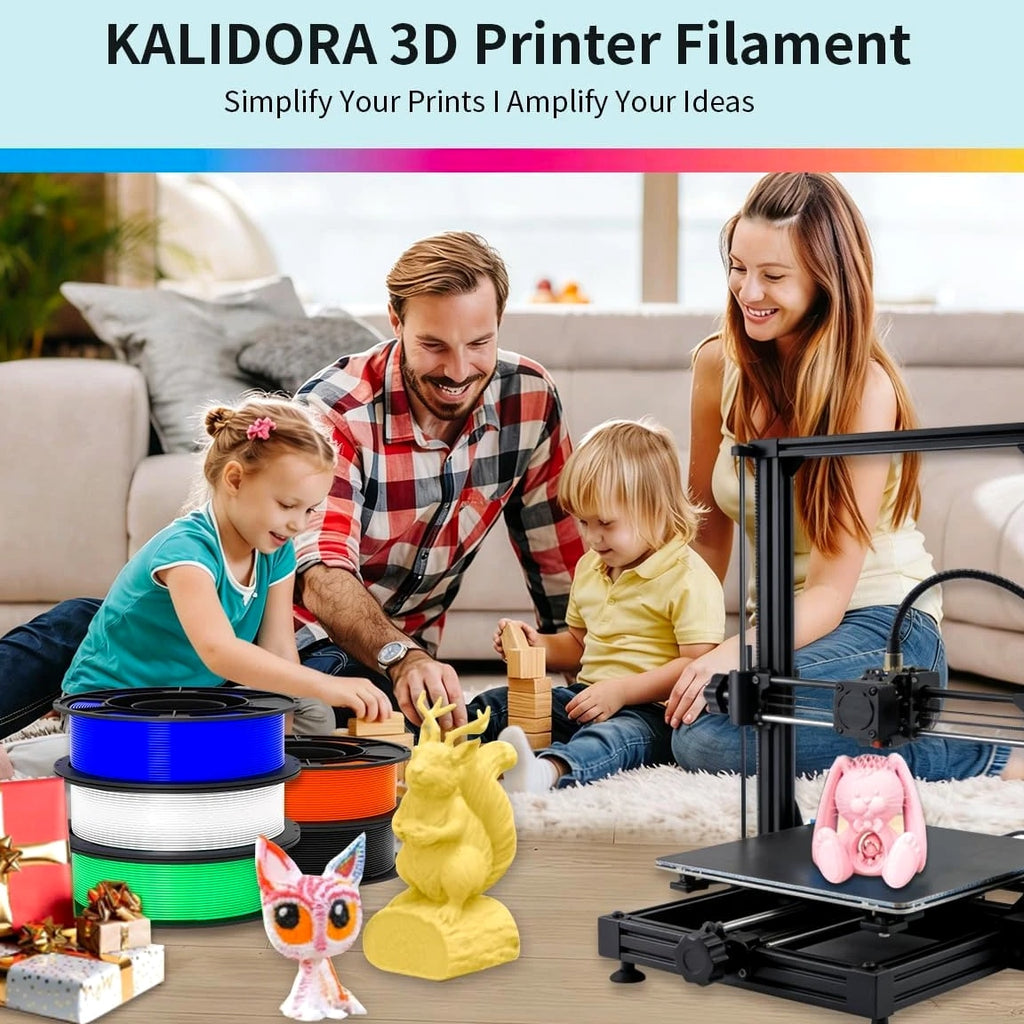 PLA+ 3D Printer Filament 1.75mm Bundle, Individually Vacuum Sealed, Multi-Color