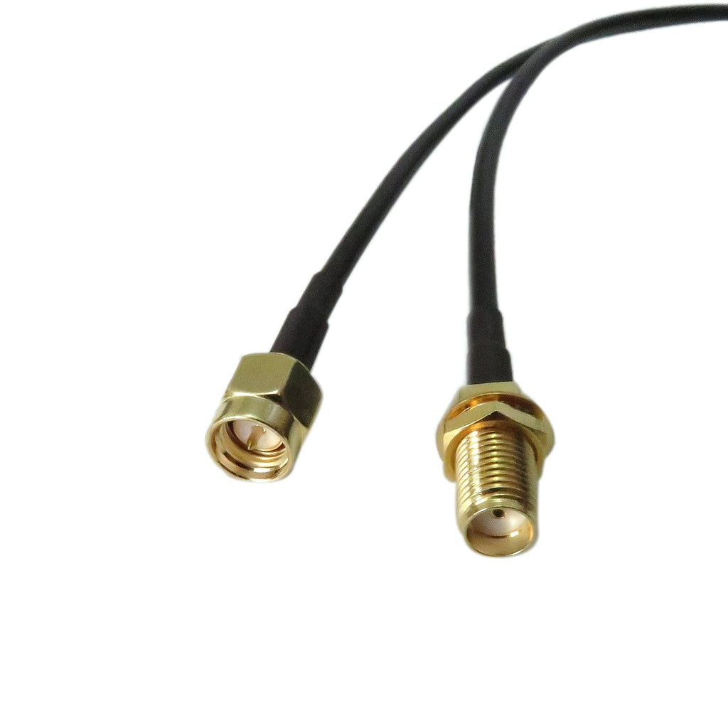 Gxcdizx 10ft SMA Male to Female WiFi Antenna Extension Cable