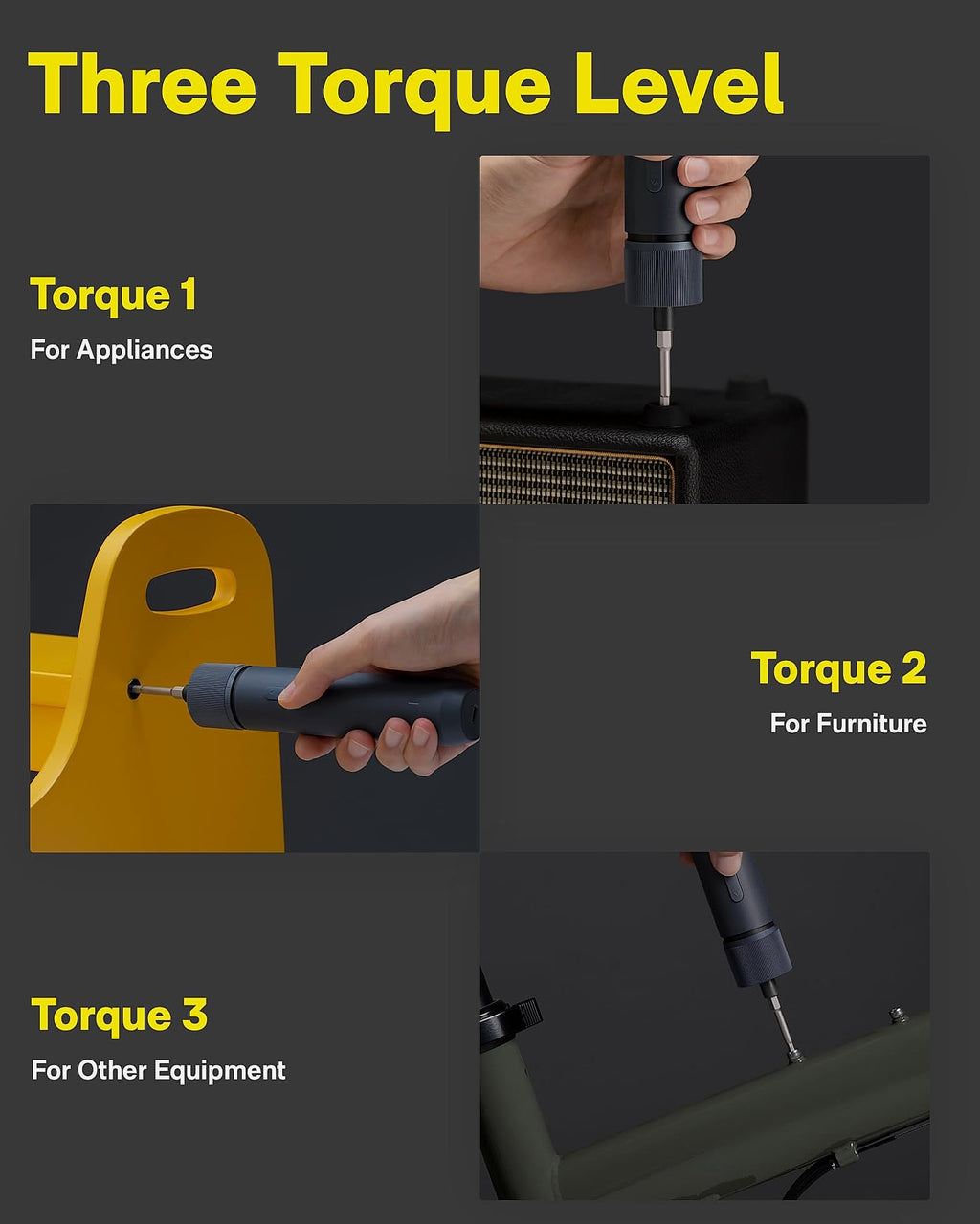 HOTO 25-Piece Electric Screwdriver Kit with LED Light