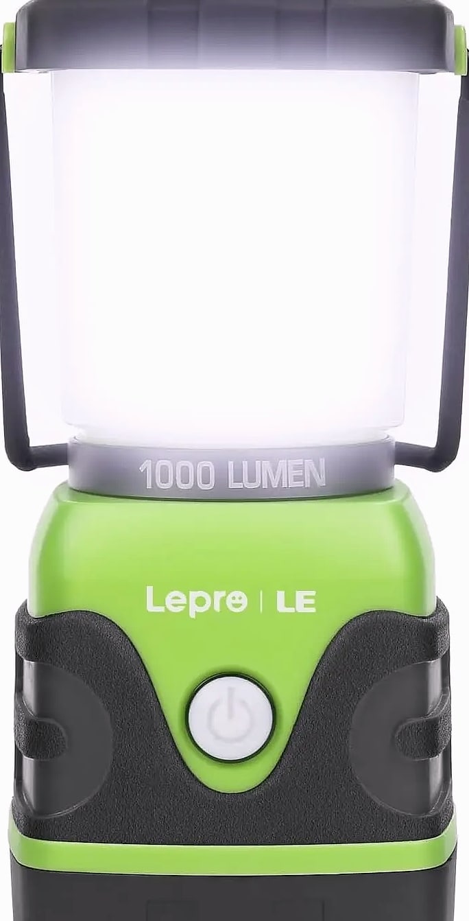 1000LM Waterproof Camping Lantern with 4 Light Modes