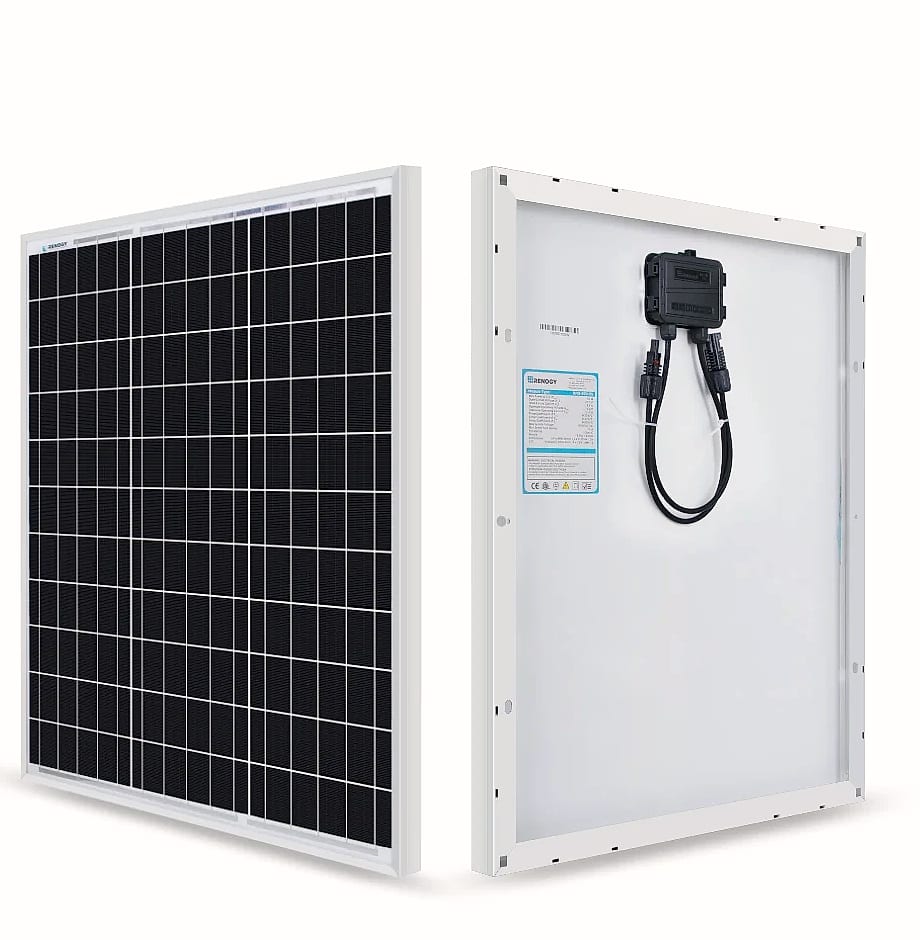 Renogy 50W 12V Monocrystalline Solar Panel for RV