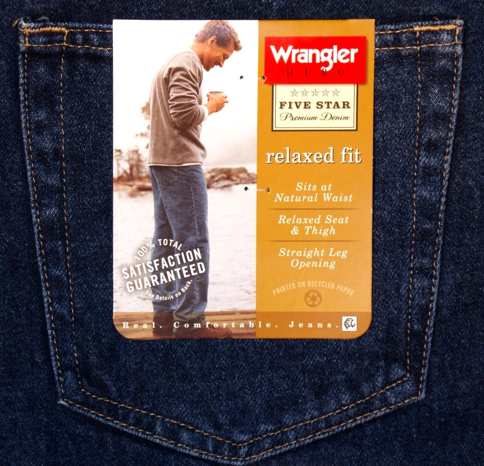 New Wrangler Relaxed Fit Jeans Men's Big and Tall Sizes Four Colors Available
