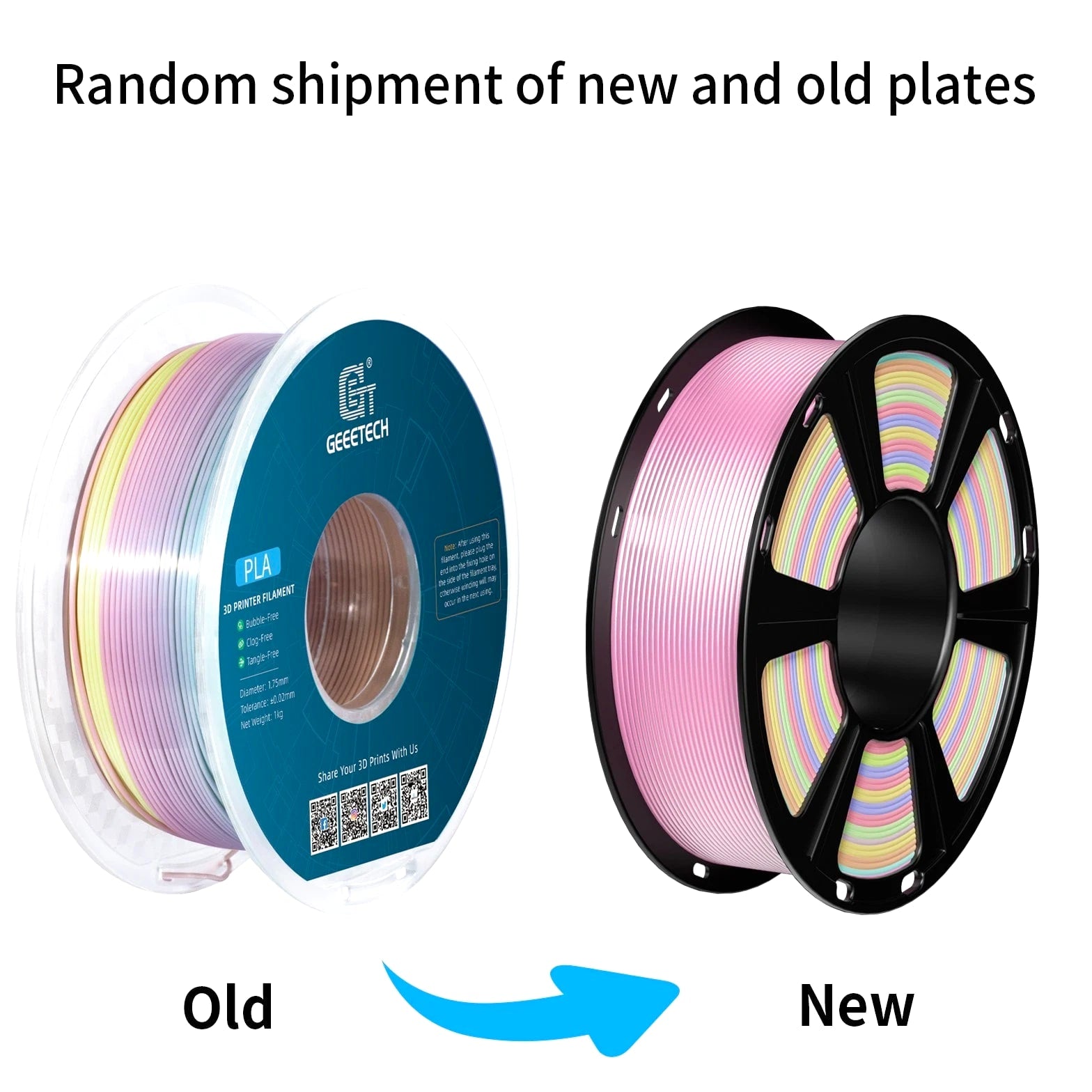 【Buy 5 Get 5 Free!Add 10】GEEETECH 1KG PLA ABS+ PETG TPU ASA 3D Printer Filament