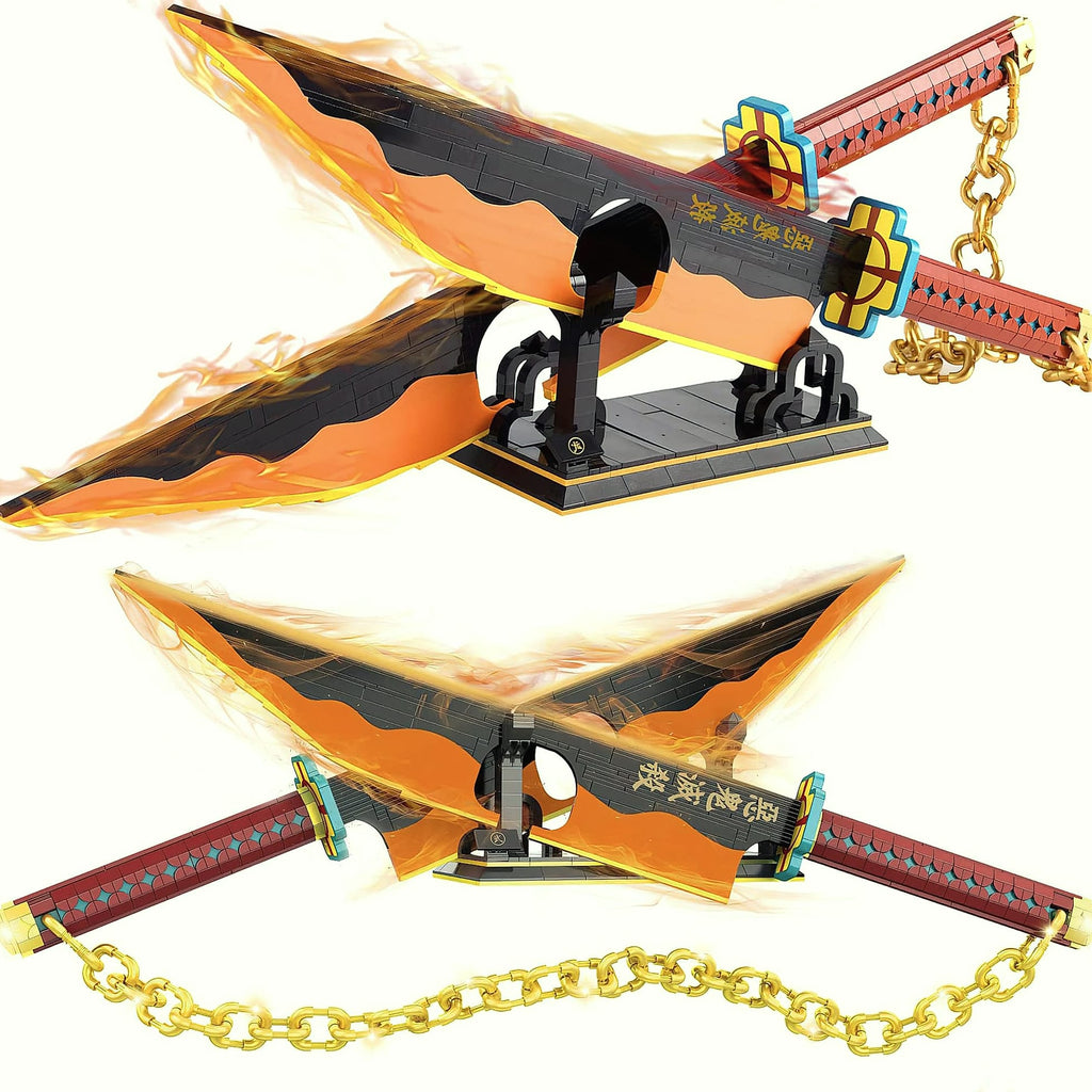 Kravkind 39 Inch Samurai Sword Building Block Set with Scabbard