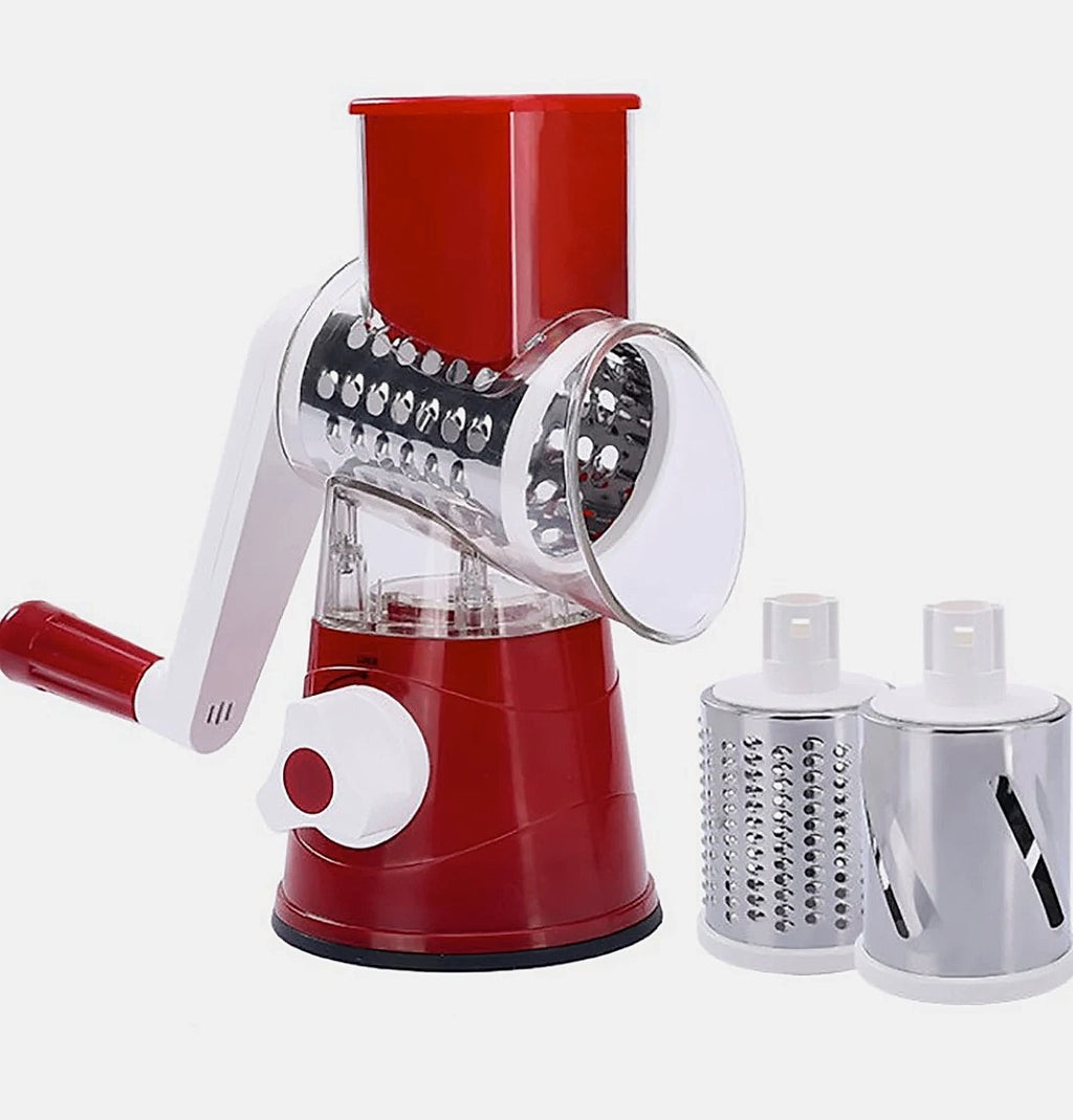 AEHOME Vegetable Slicer Shredder with 3 Drum Grater