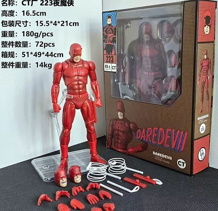 Mafex 223 Daredevil Black Version action figure statue