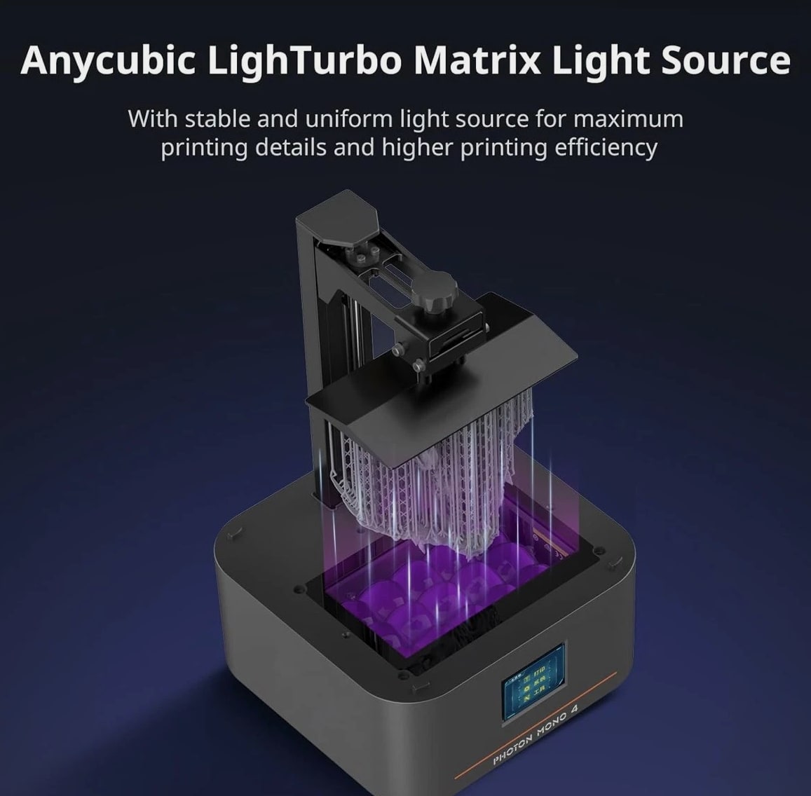 ANYCUBIC Photon Mono 4 Ultra 10K COB Resin 3D Printer 120mm/s High Speed Printing
