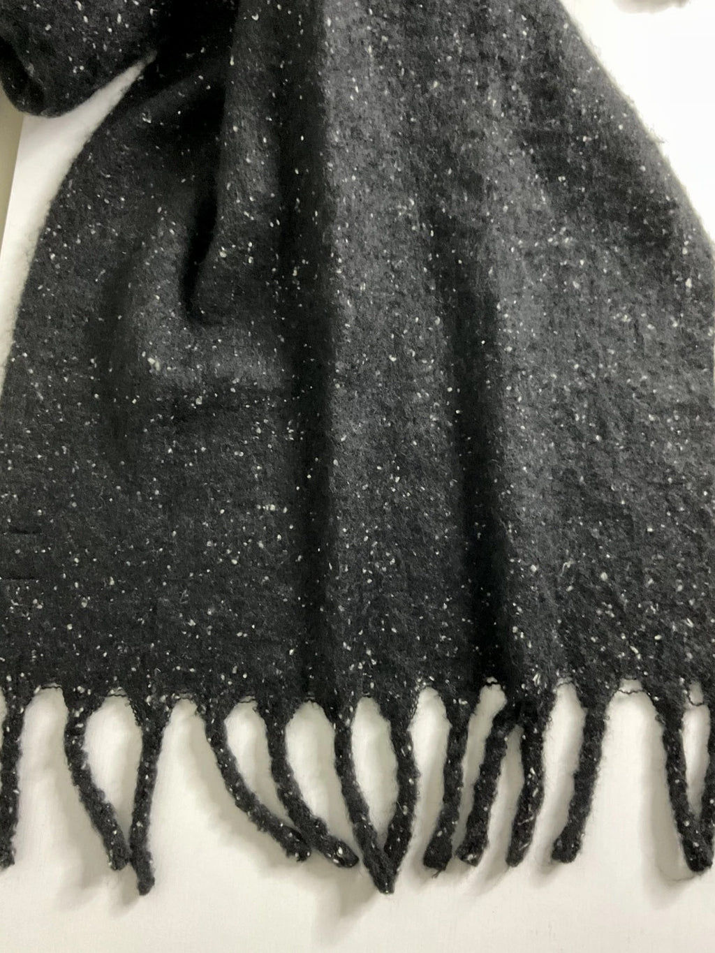 Universal Thread Women's Knit Mittens Winter Gloves and Black Scarf