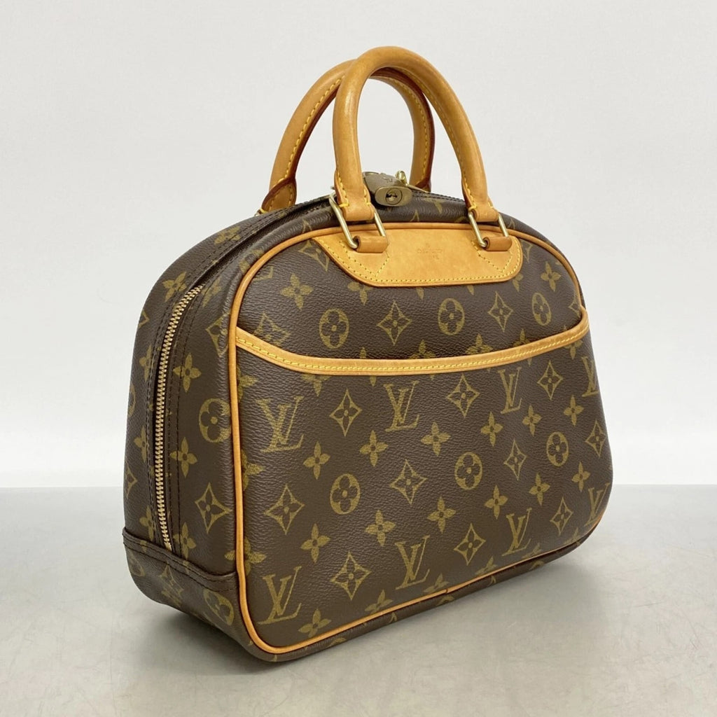 Louis Vuitton Monogram Trouville Handbag M42228 Brown Women's GZl1ha34