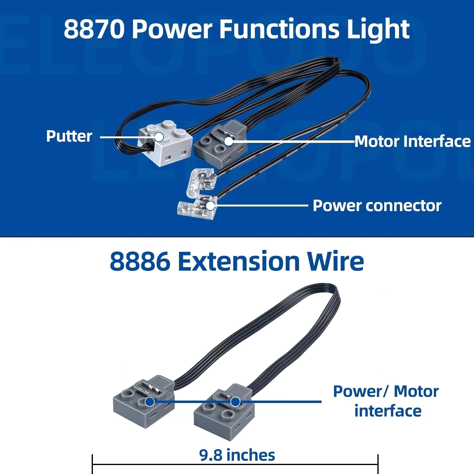 9-in-1 Technics Motor Kit with Power Function Set Contains M/L/XL Motors, AA...