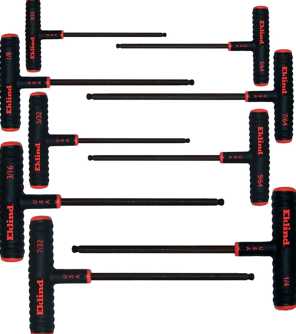 60809 Power-T Handle Ball-Hex Key Allen Wrench, 9 Piece Set