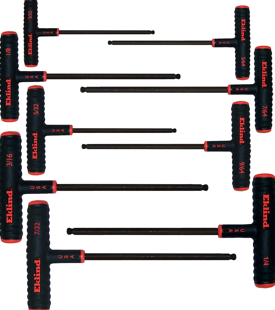 60809 Power-T Handle Ball-Hex Key Allen Wrench, 9 Piece Set
