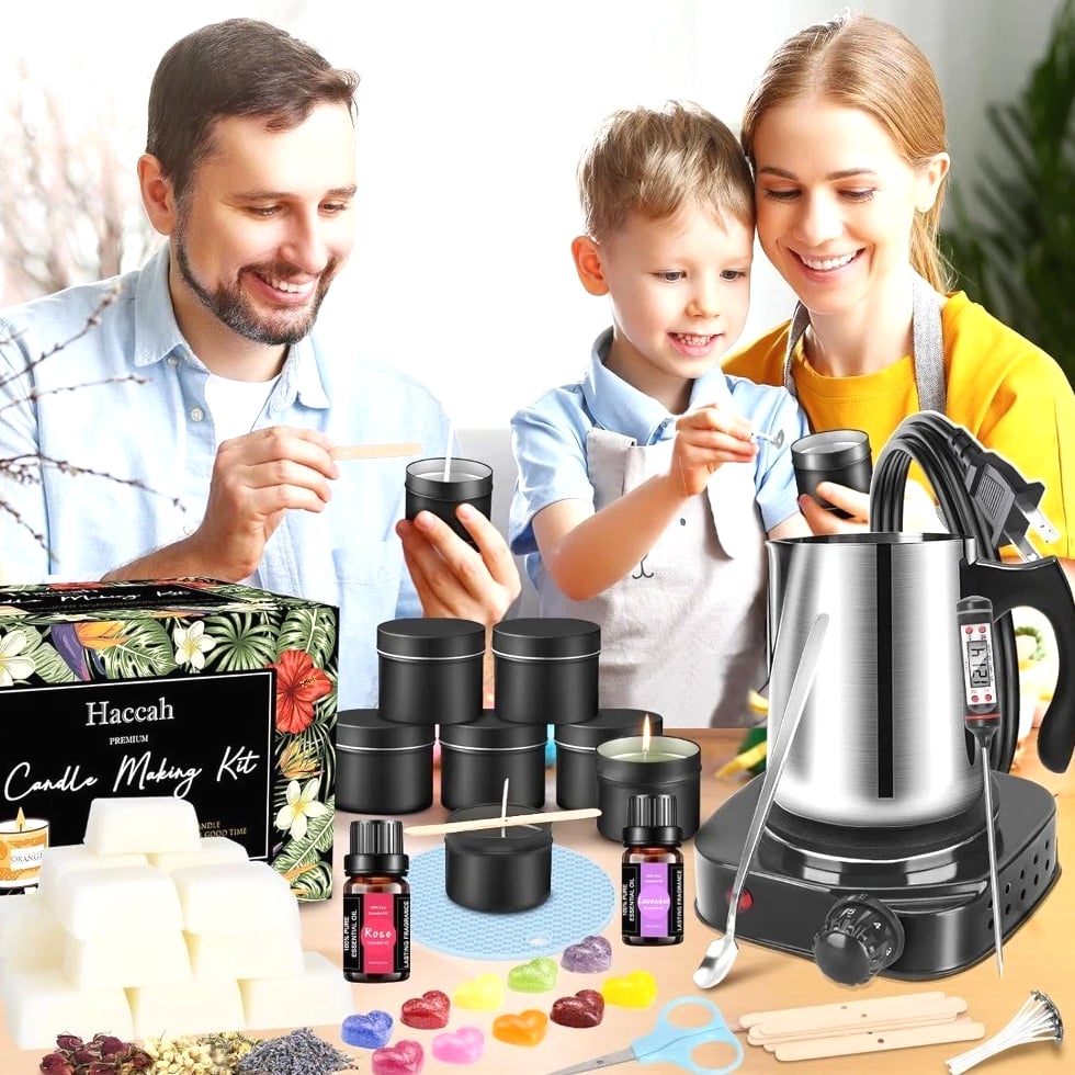 Complete Candle Making Kit for Adults & Beginners - DIY Arts and Crafts Supplies