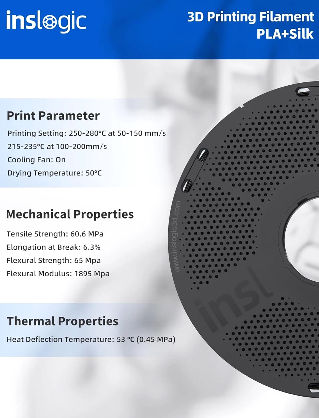3D Printing Filament Silk PLA Filament Bundle Multicolor, Silky Smooth Finish Mo