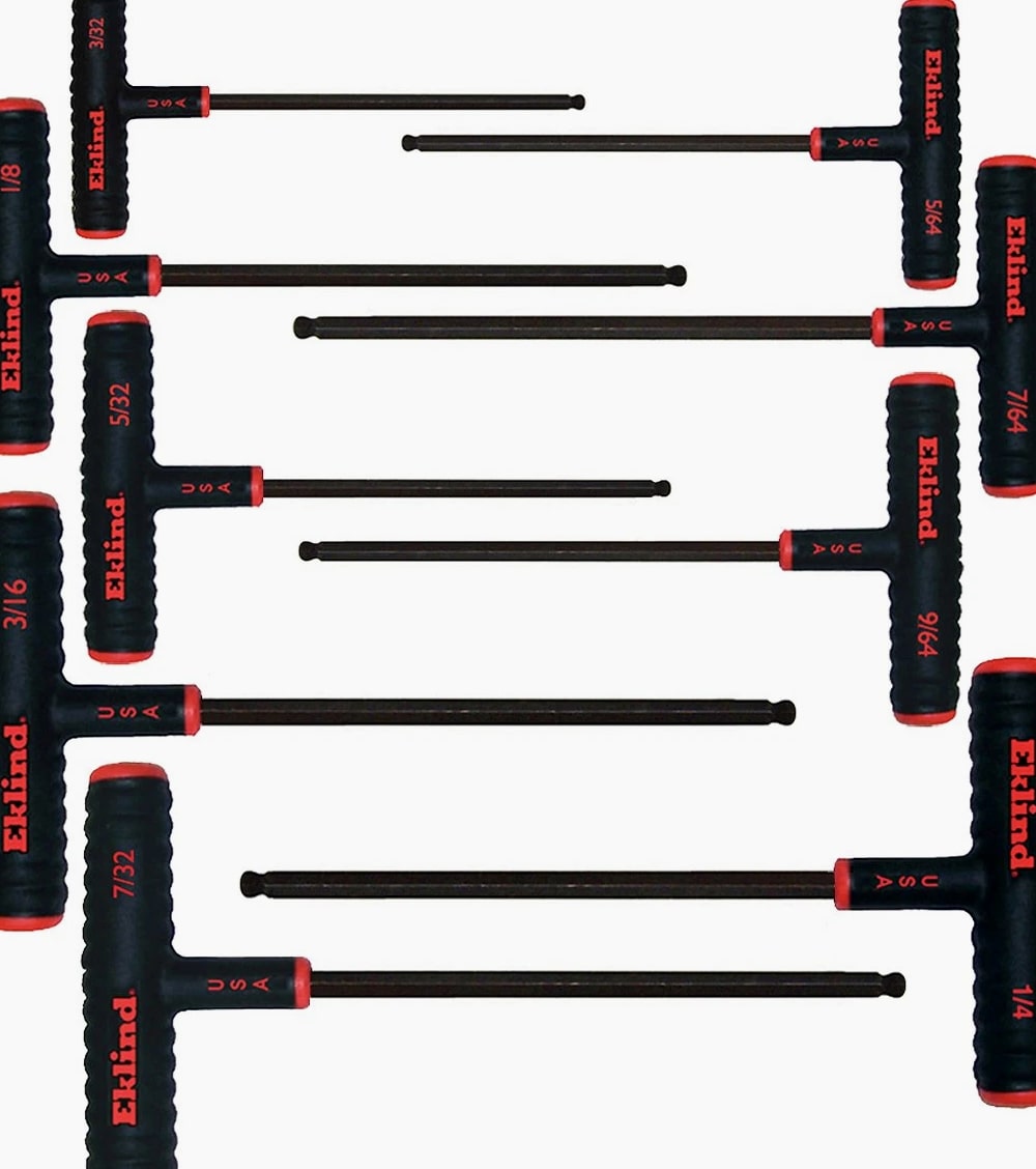60809 Power-T Handle Ball-Hex Key Allen Wrench, 9 Piece Set