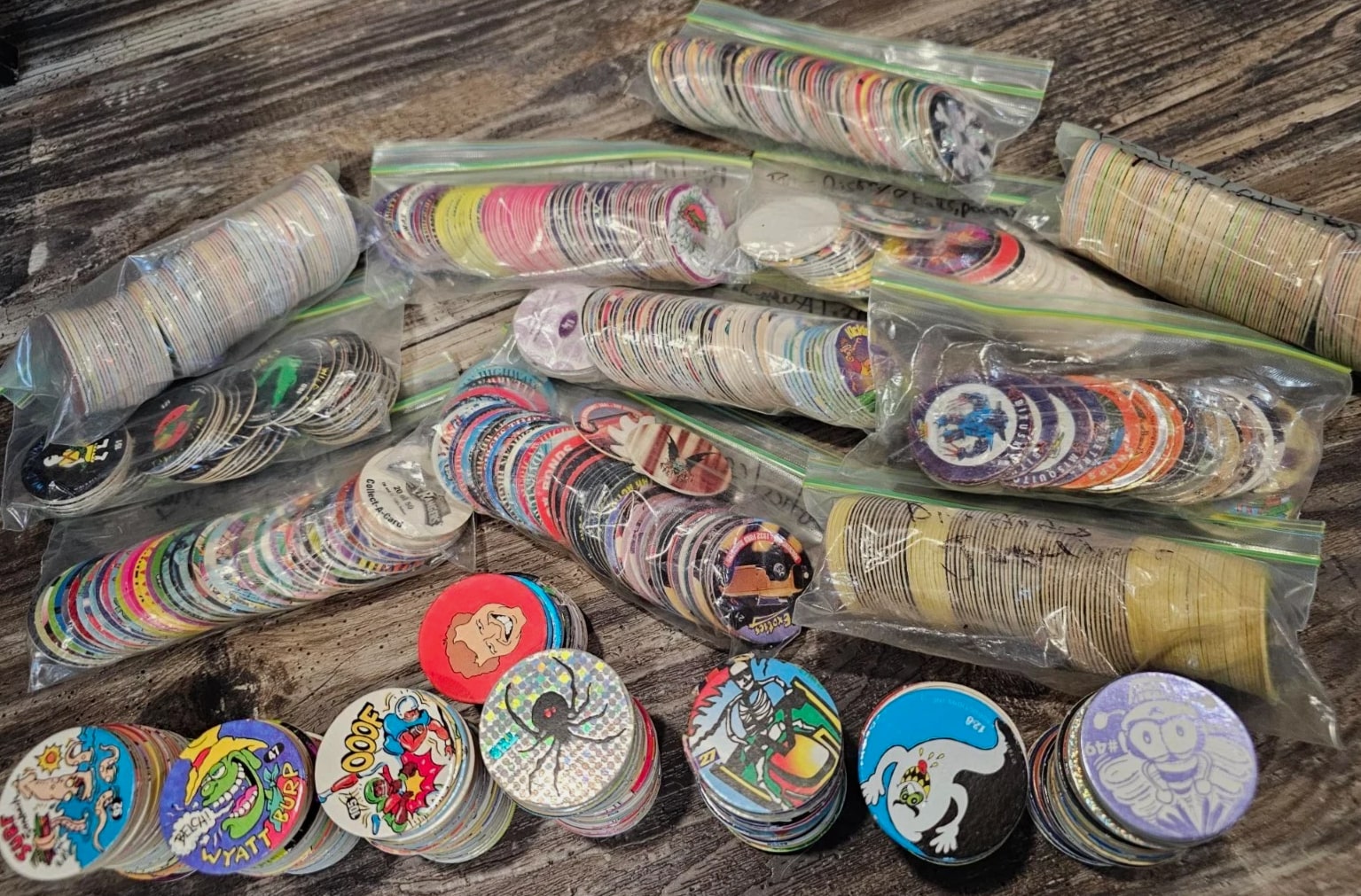 Lot of 50 Vintage Pogs
