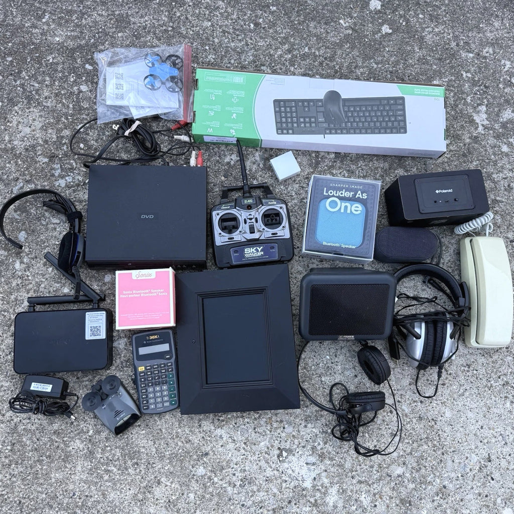 Junk Drawer Mixed Lot of Electronics Gadgets As-Is Used Untested Parts Repair