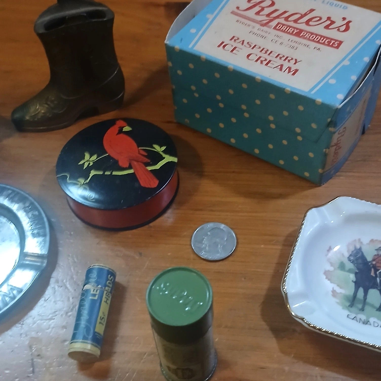 Lot Of 9 mixed Antique and Vintage Items