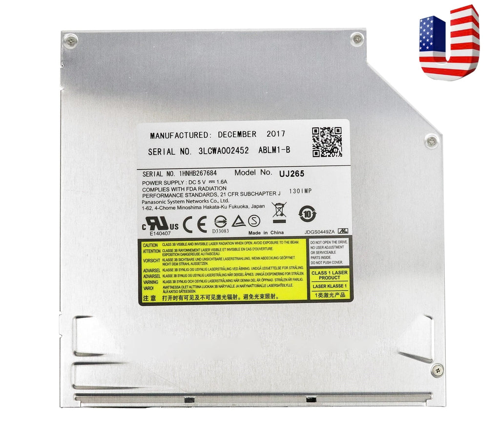 Panasonic UJ265 Slot Load Blu-ray Burner Player 12.7mm SATA Optical Disc Drive