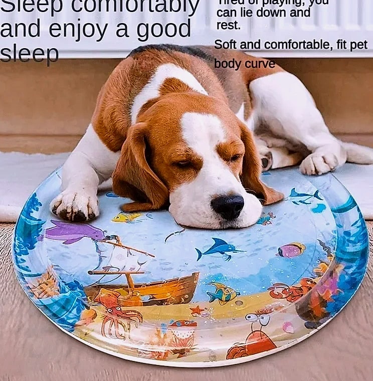 DUTRIEUX 100cm Pet Water Cooling Pad for Cats and Dogs