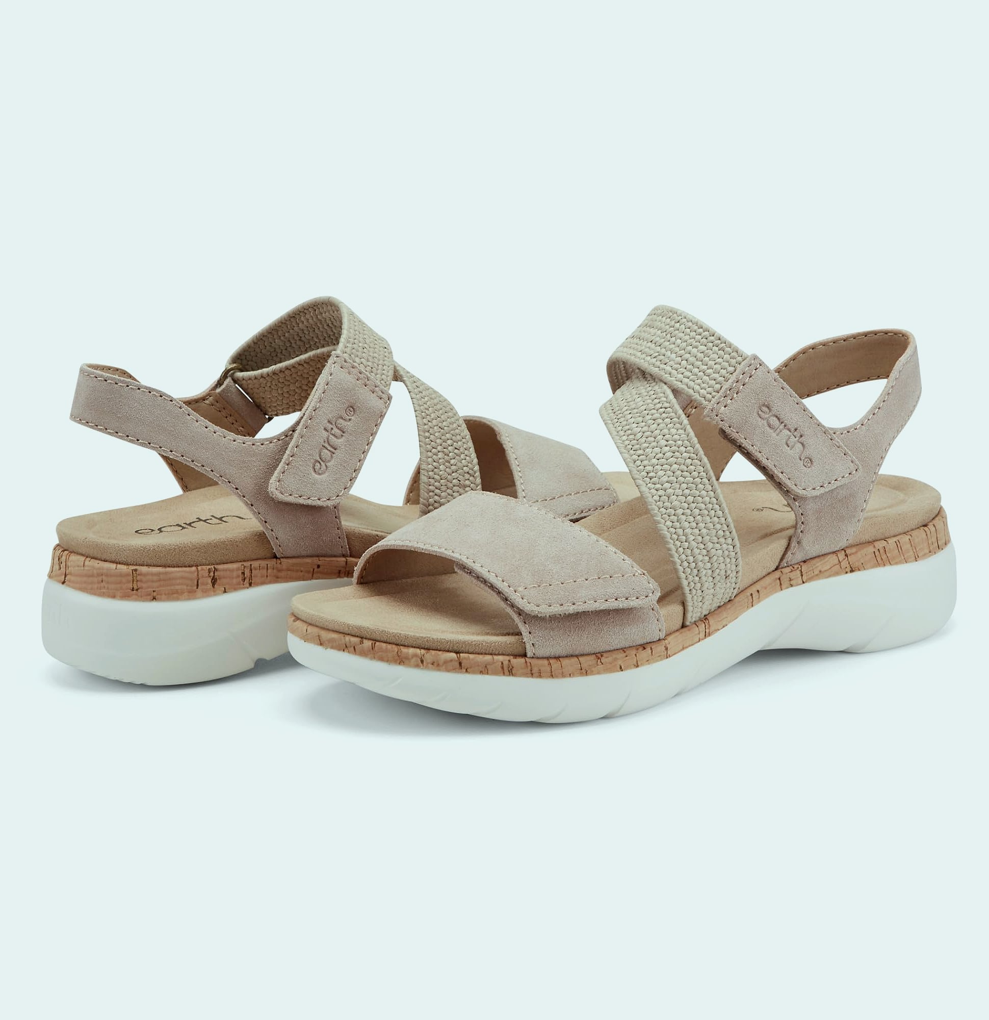 Earth Reston Women's Casual Sandals with Arch Support