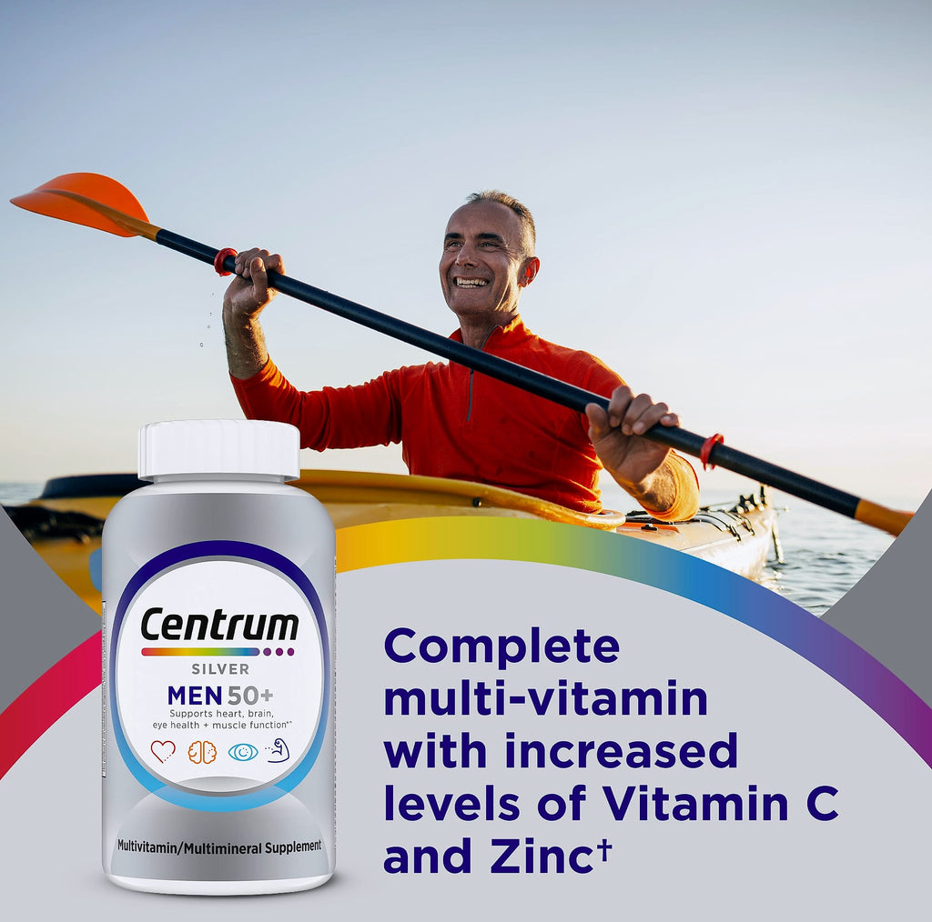 Centrum Silver Men 50+ Multivitamin with D3 and Zinc