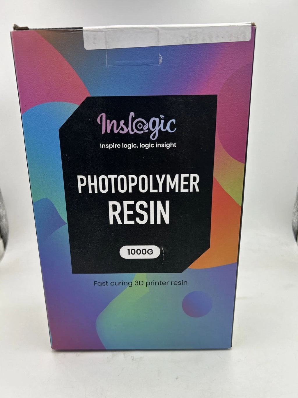 Inslogic Nylon 3D Printer Resin BLACK, 1KG Strong Nylon-Like 3D Resin