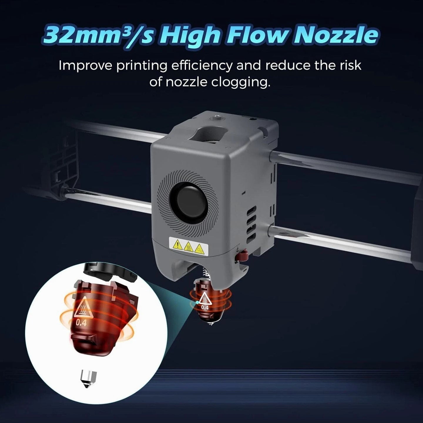 FLASHFORGE Adventurer 5M Pro Nozzle Complete Extruder Assembly Hardened High-Flow