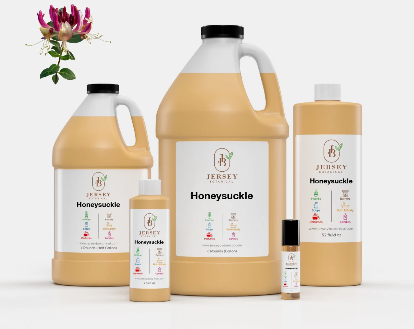 Honeysuckle Fragrance Oil For Candle, Soap Making Incense Burner Pure 100% Grade