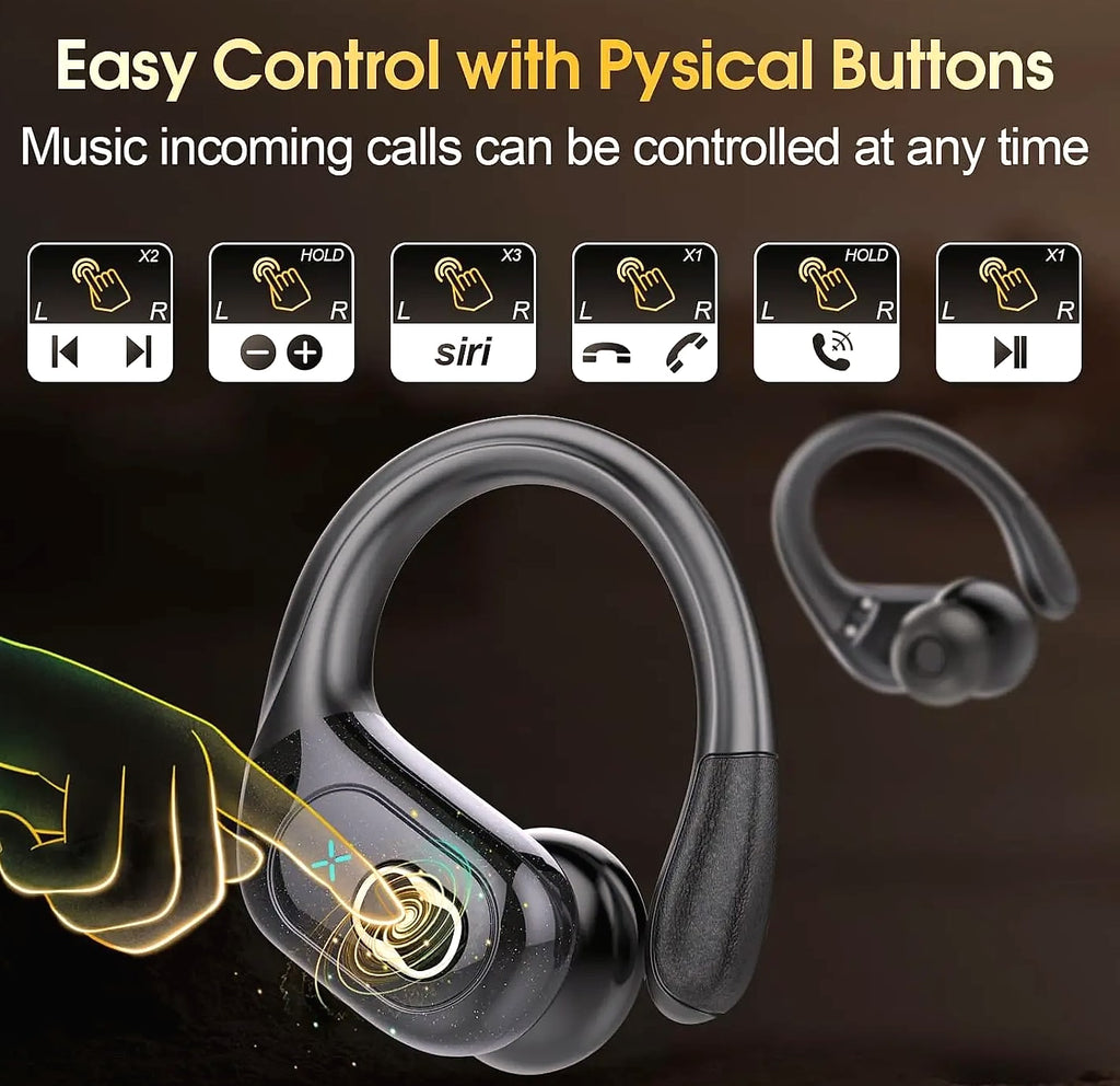 GDLYL HD65 TWS Bluetooth 5.4 wireless earbuds with noise reduction