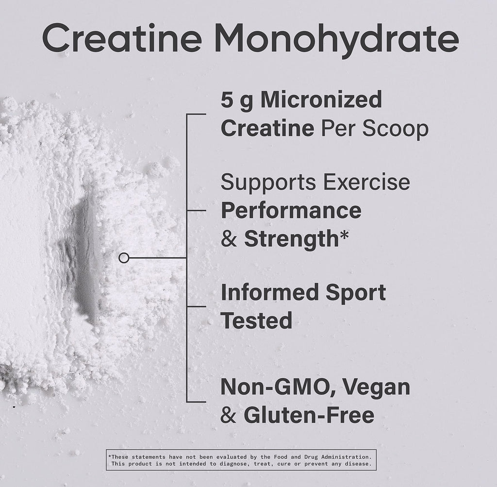 Sports Research Creatine Monohydrate 5g Powder for Strength