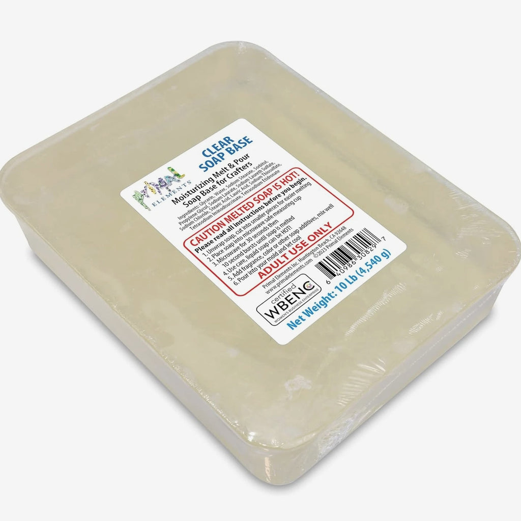 Clear Soap Base - Moisturizing Melt and Pour Glycerin Base for Crafting