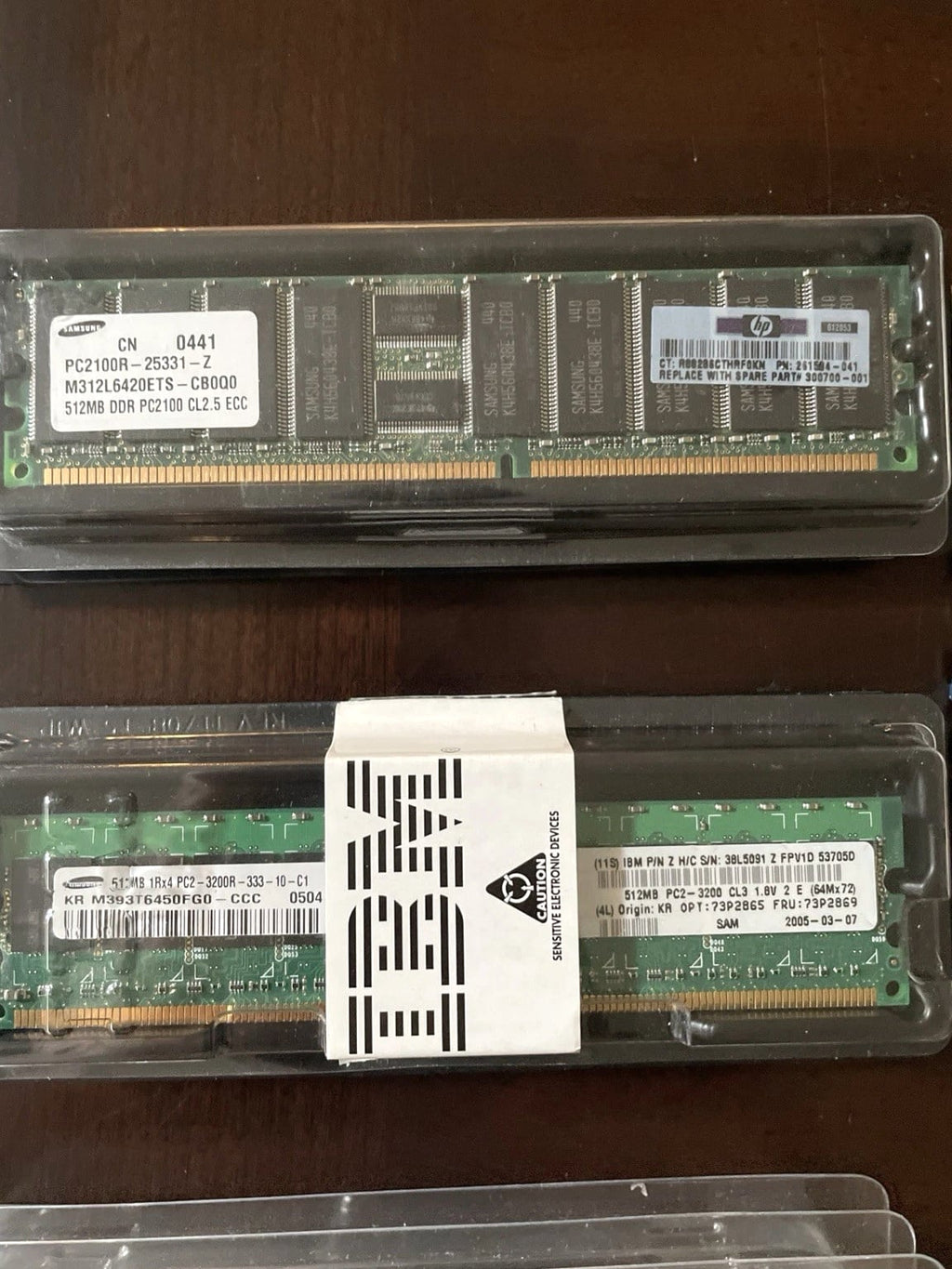 Lot of 40 Pieces Desktop And Server RAM Memory Modules Mixed - 3 Pounds